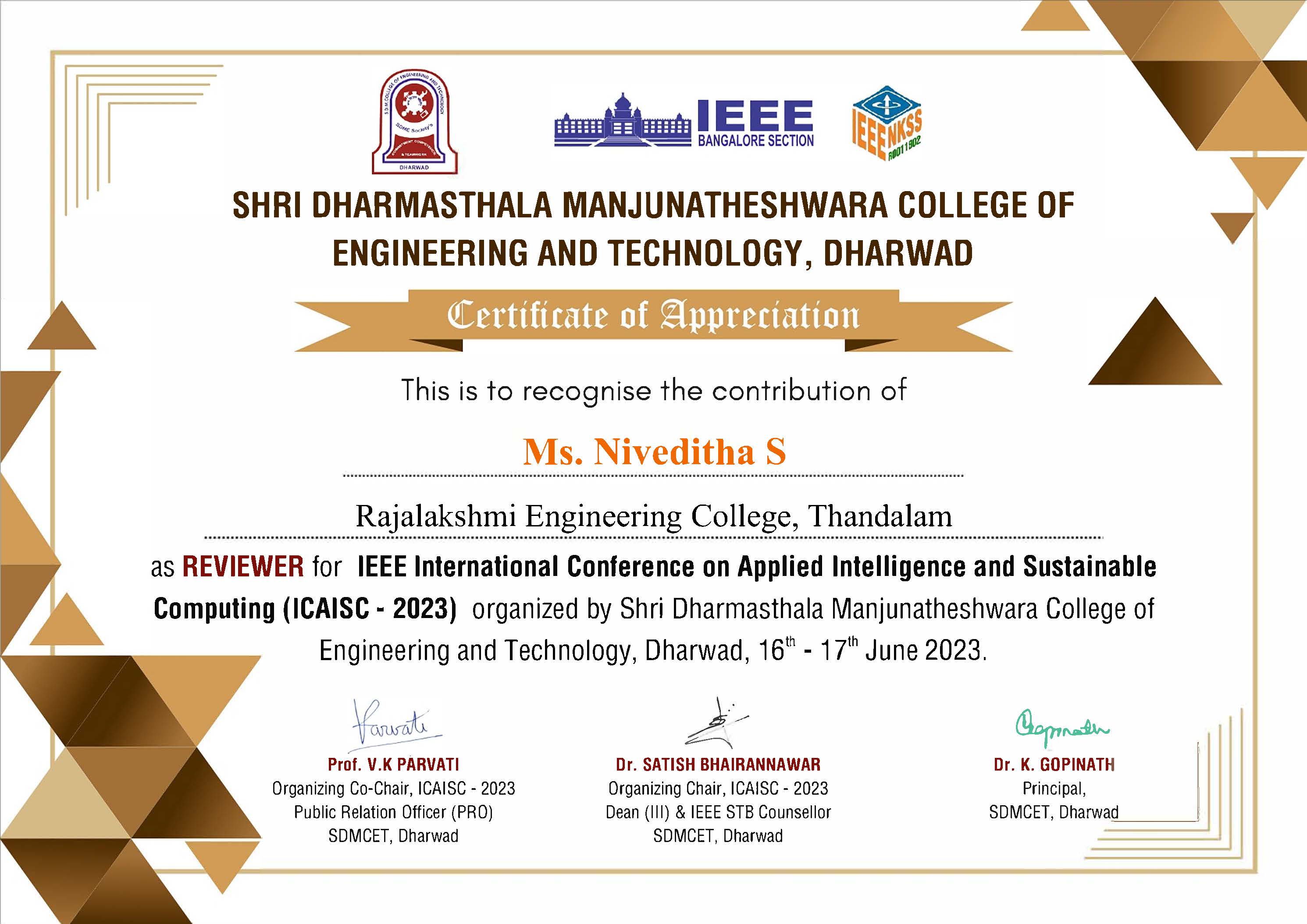 Niveditha Srikanth
